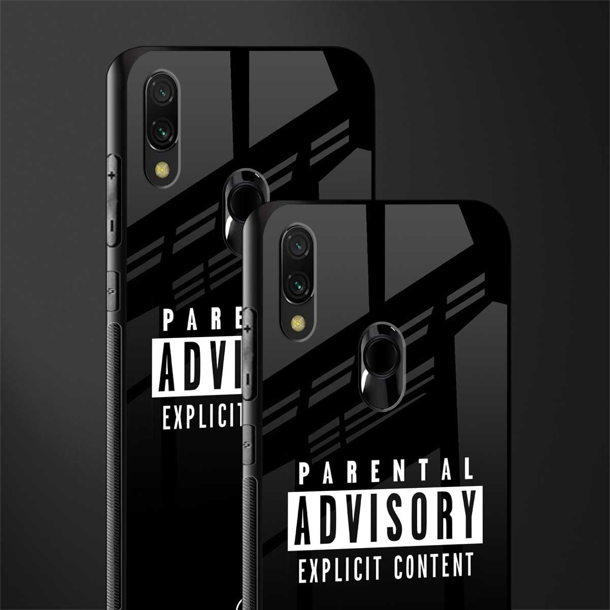 explicit content glass case for redmi note 7 pro image-2