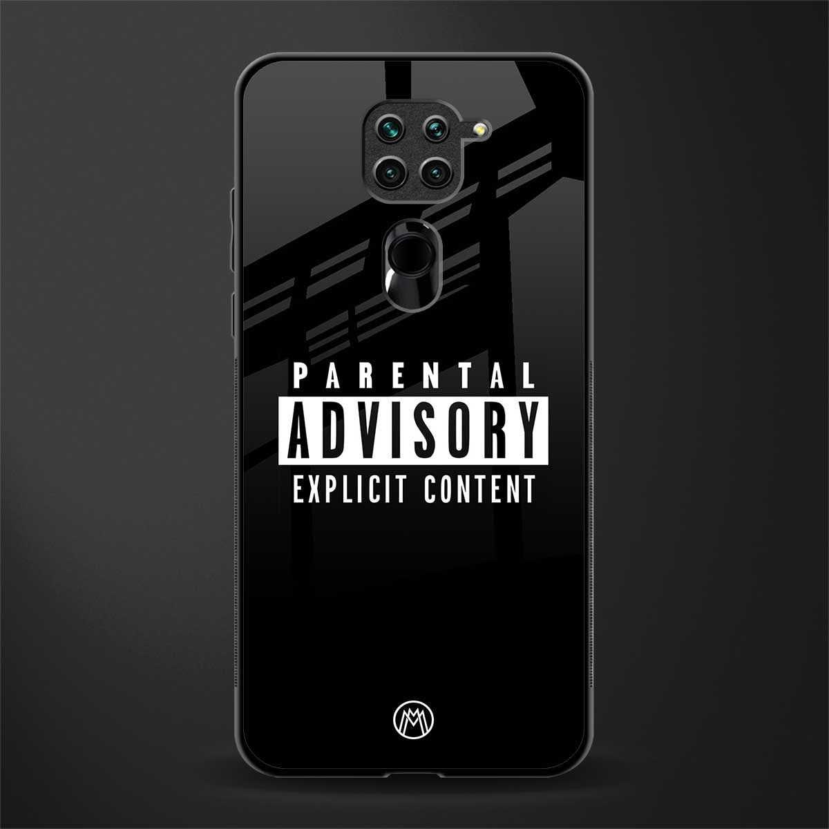 explicit content glass case for redmi note 9 image