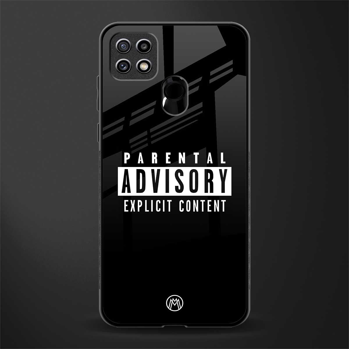explicit content glass case for oppo a15 image