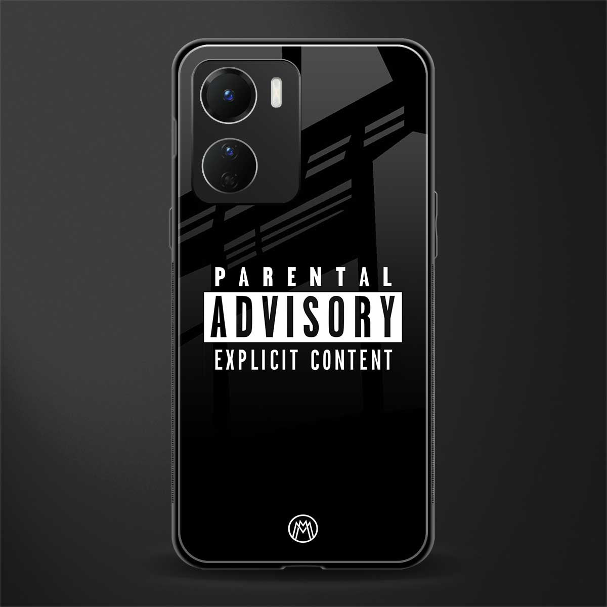 explicit content back phone cover | glass case for vivo y16