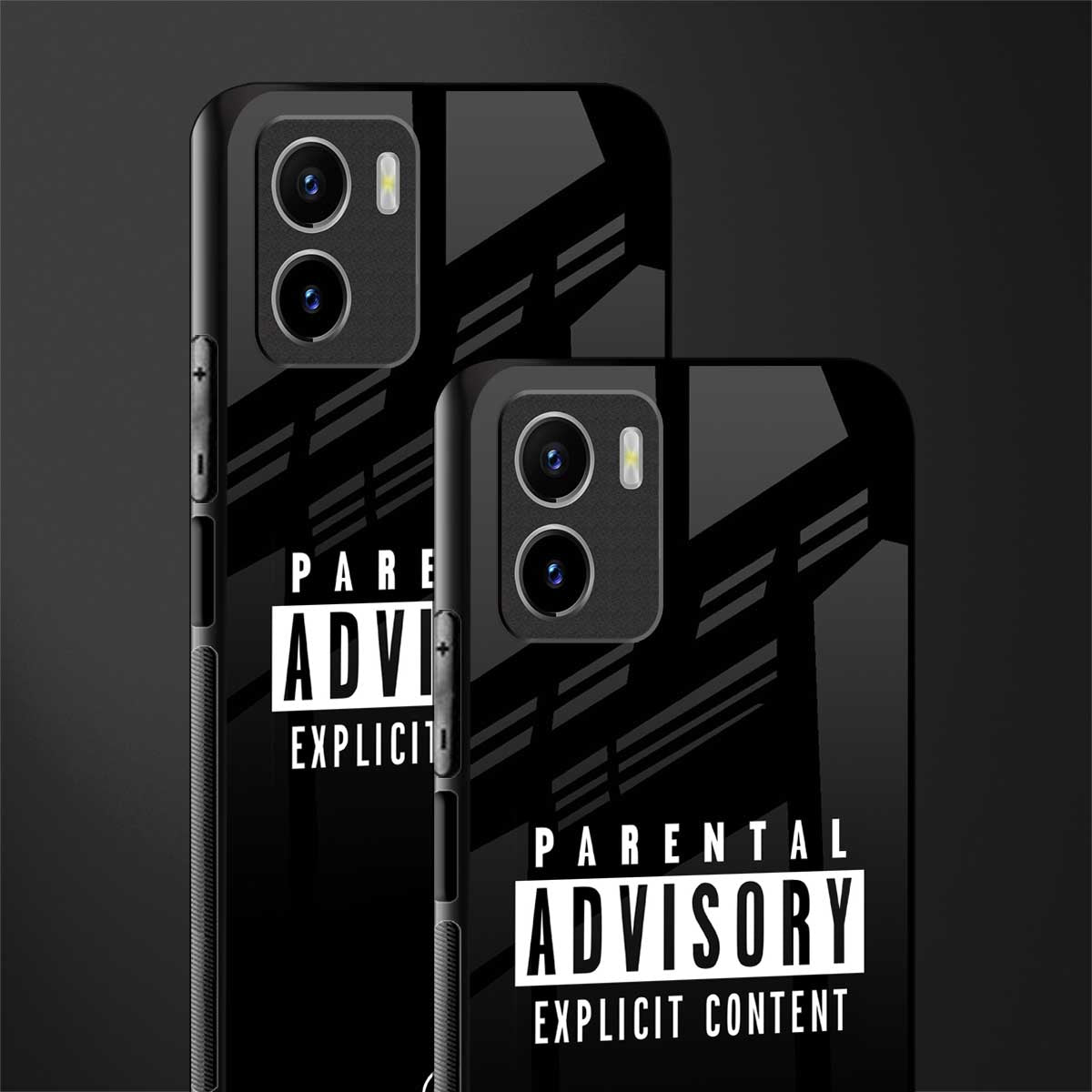 explicit content back phone cover | glass case for vivo y72
