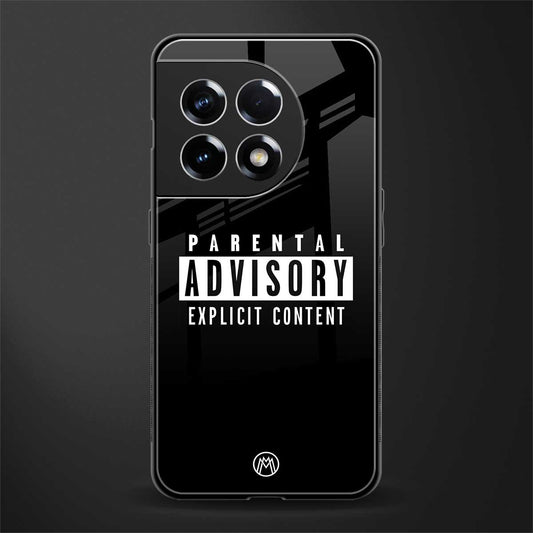 explicit content back phone cover | glass case for oneplus 11r