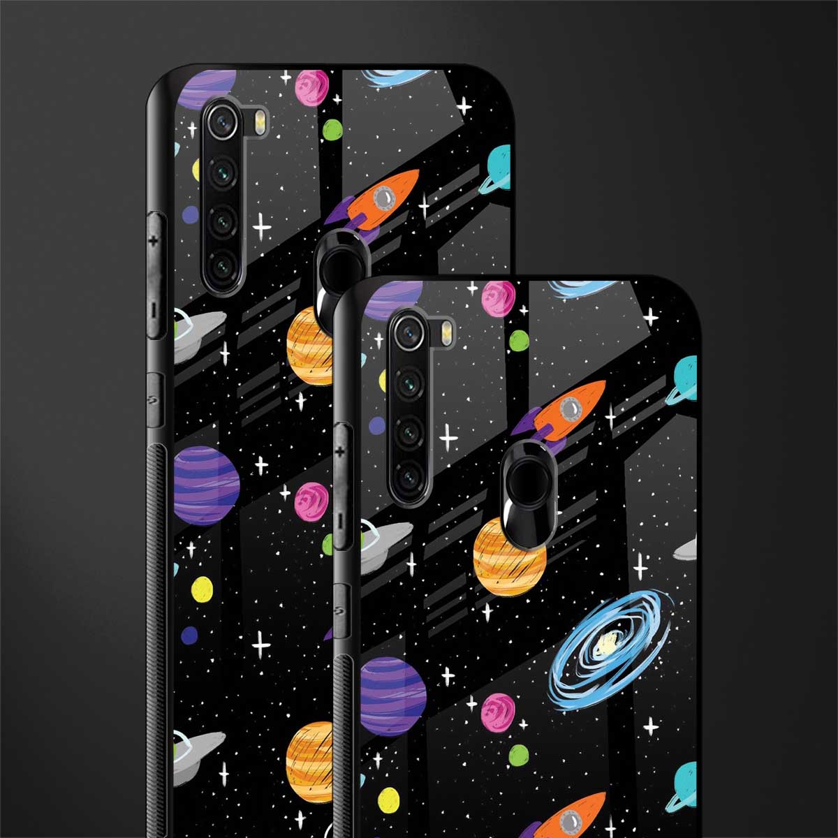 far far away glass case for redmi note 8 image-2