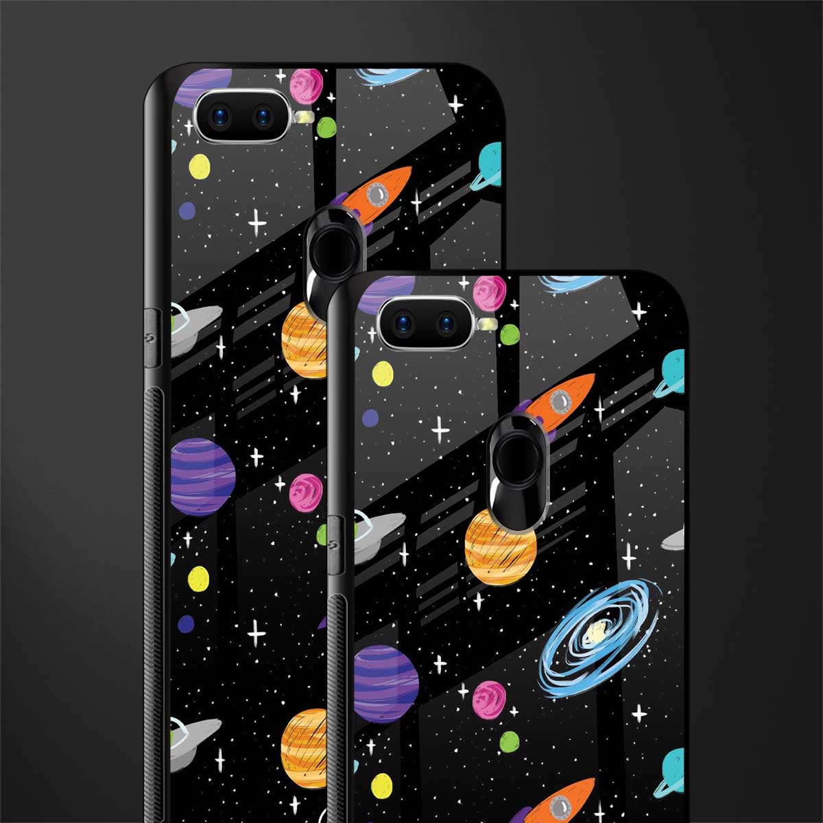 far far away glass case for oppo a7 image-2