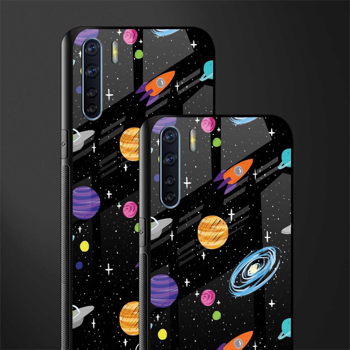 far far away glass case for oppo f15 image-2