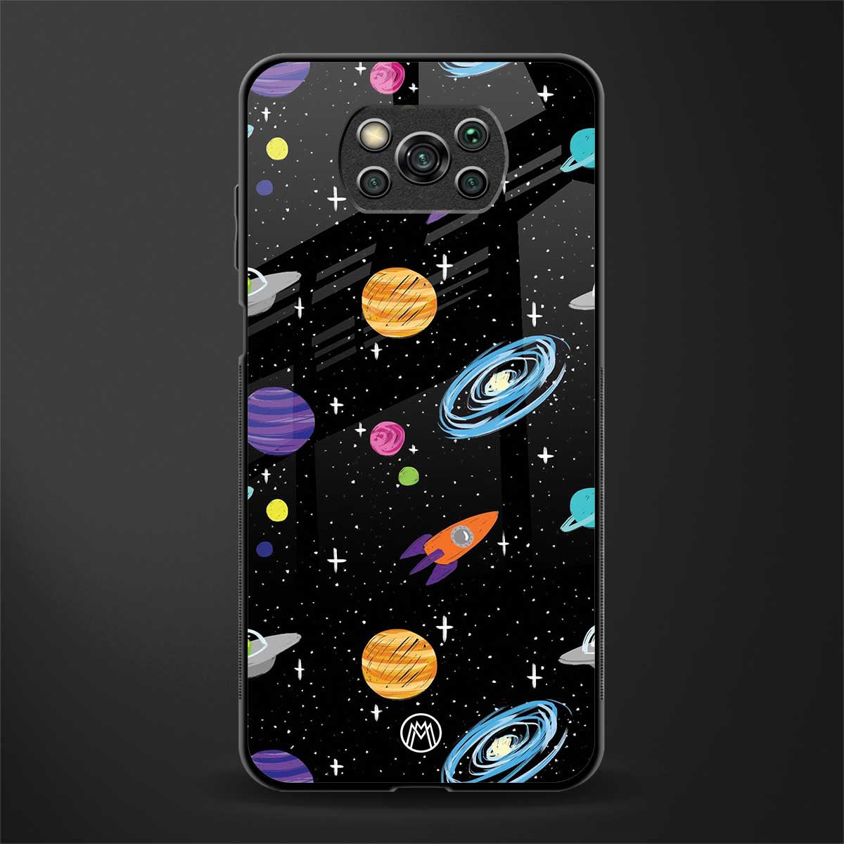 far far away glass case for poco x3 image