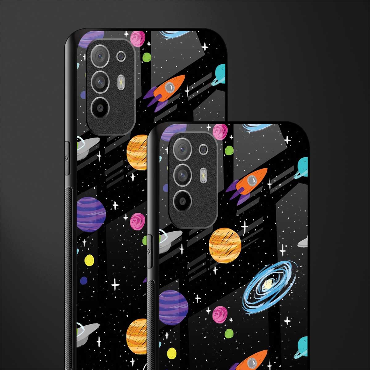 far far away glass case for oppo f19 pro plus image-2