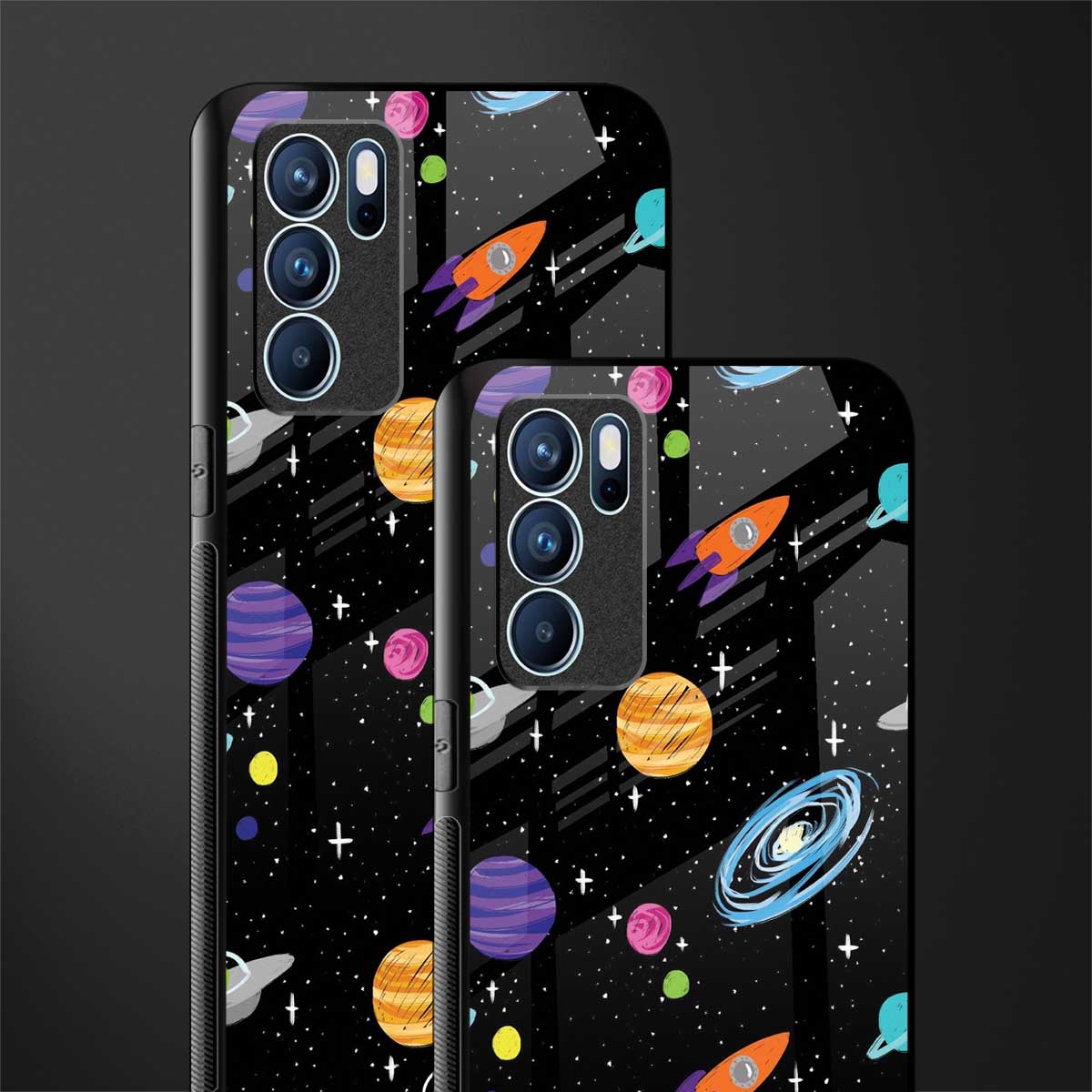 far far away glass case for oppo reno6 pro 5g image-2