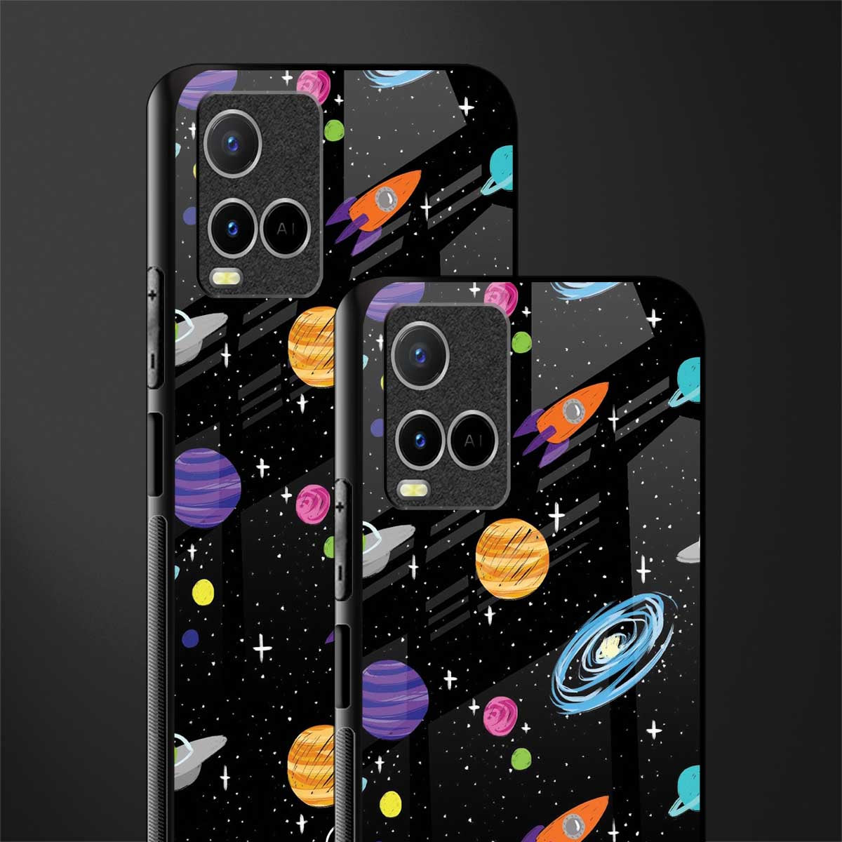far far away glass case for vivo y33s vivo y33t image-2