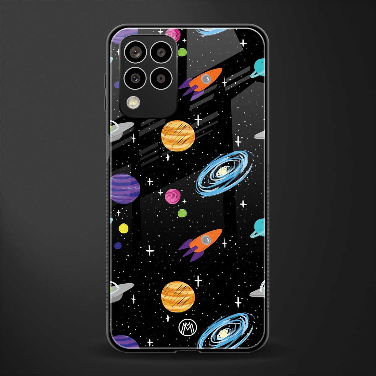 far far away back phone cover | glass case for samsung galaxy m33 5g