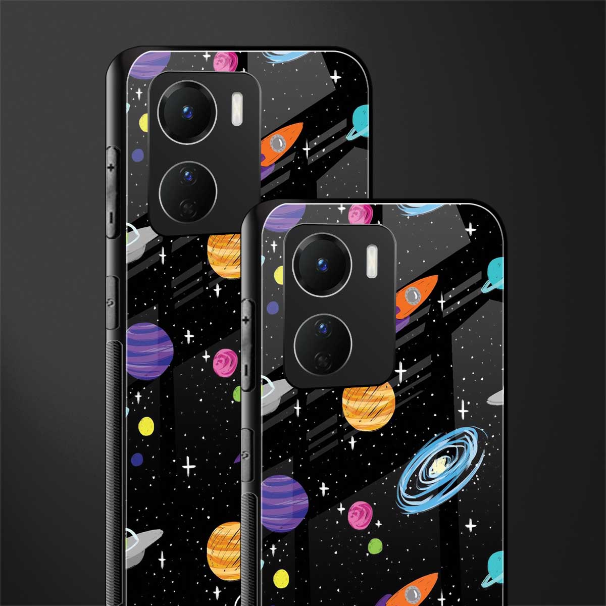 far far away back phone cover | glass case for vivo y16