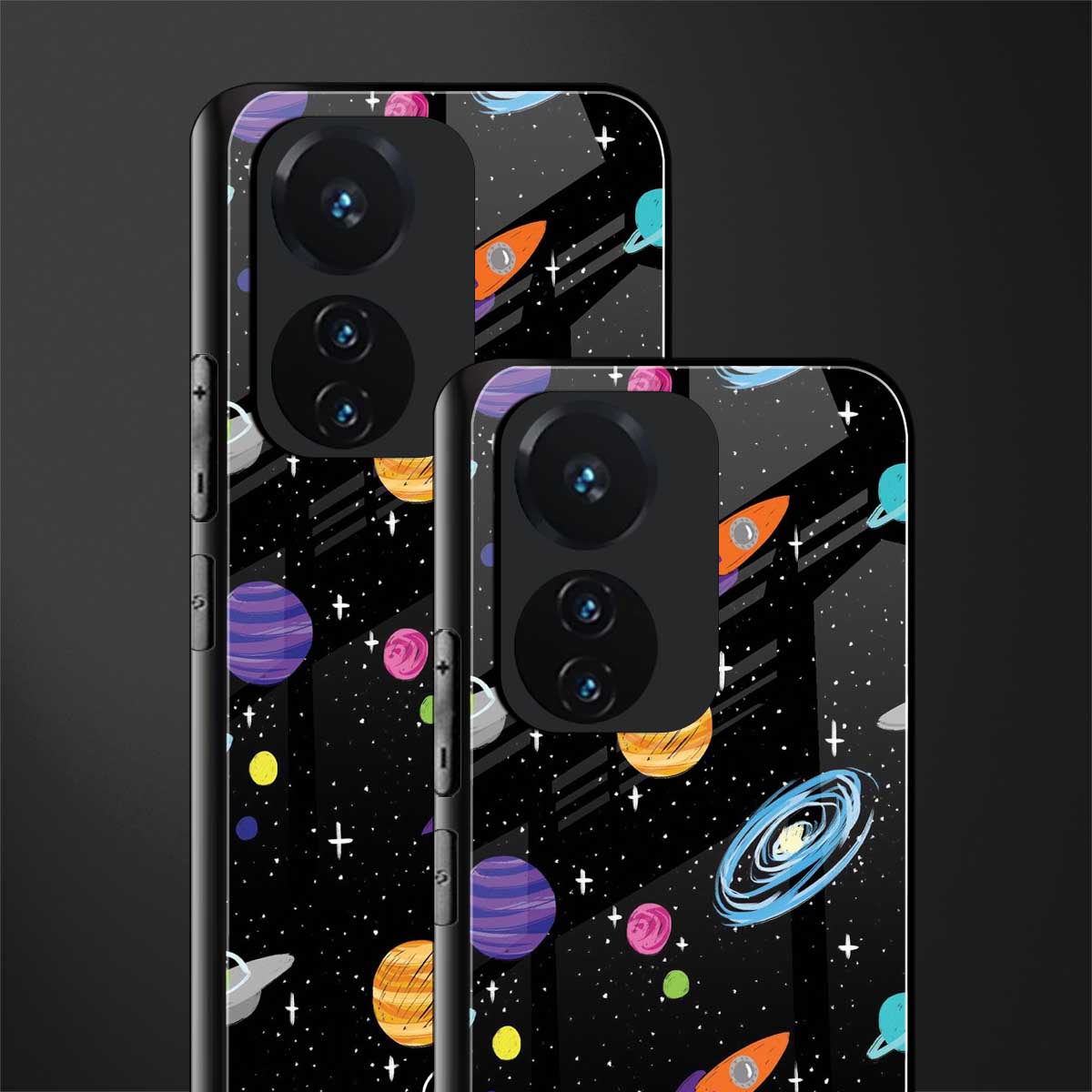 far far away back phone cover | glass case for vivo t1 44w 4g