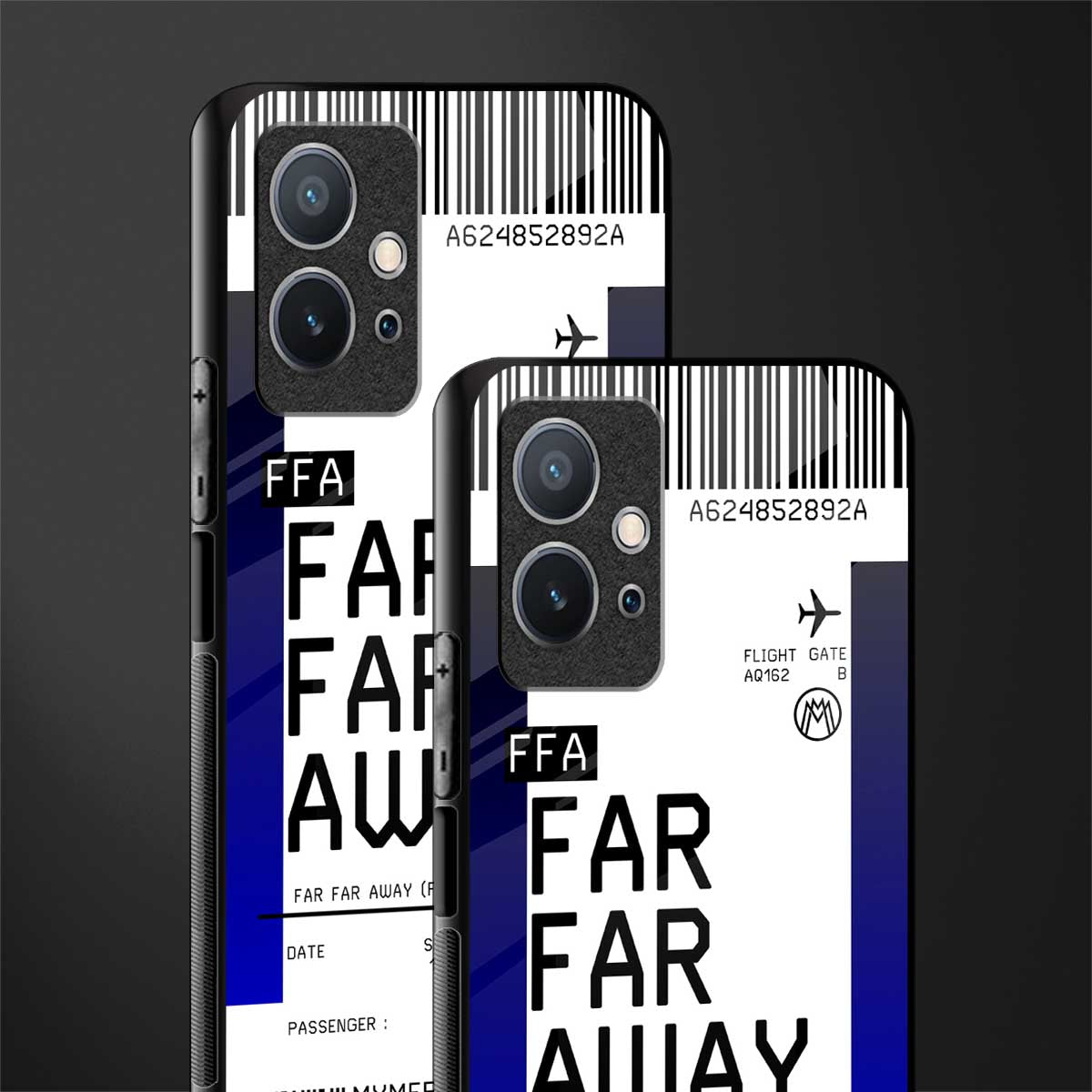 far far away boarding pass ticket glass case for vivo y75 5g image-2