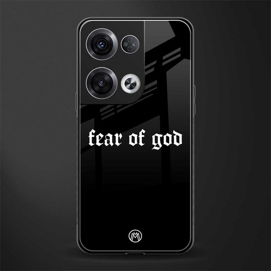 fear of god back phone cover | glass case for oppo reno 8 pro