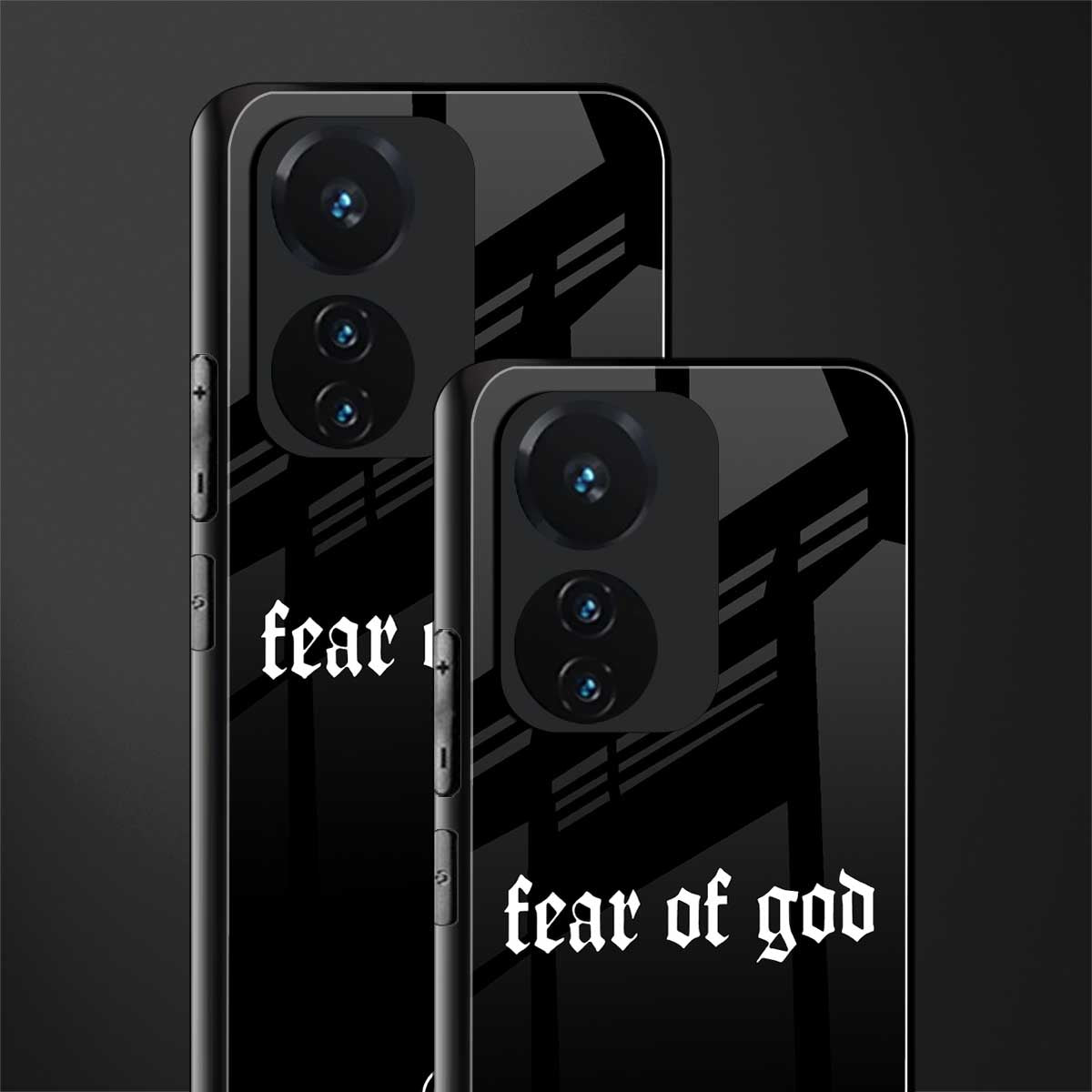 fear of god back phone cover | glass case for vivo t1 44w 4g