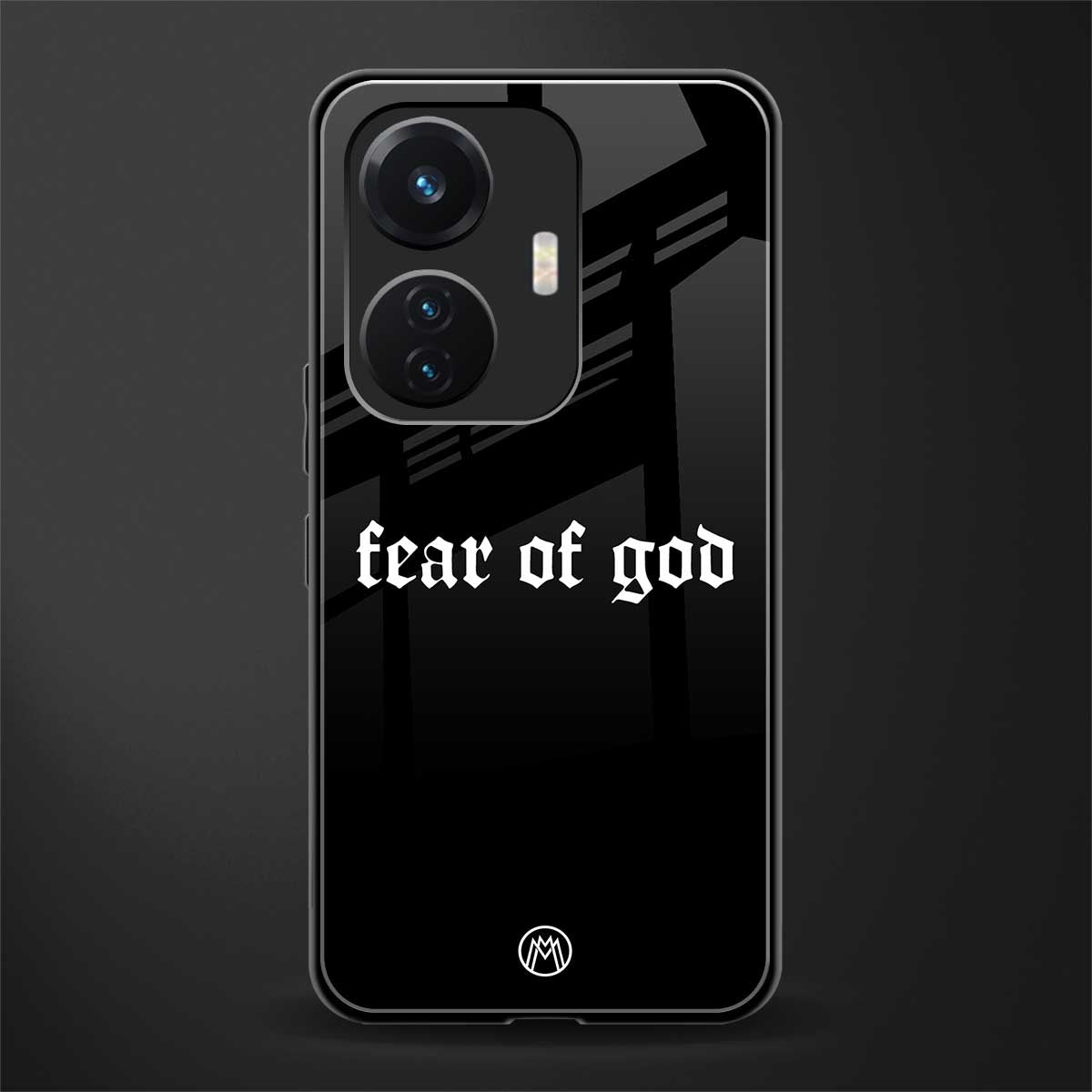 fear of god back phone cover | glass case for vivo t1 44w 4g