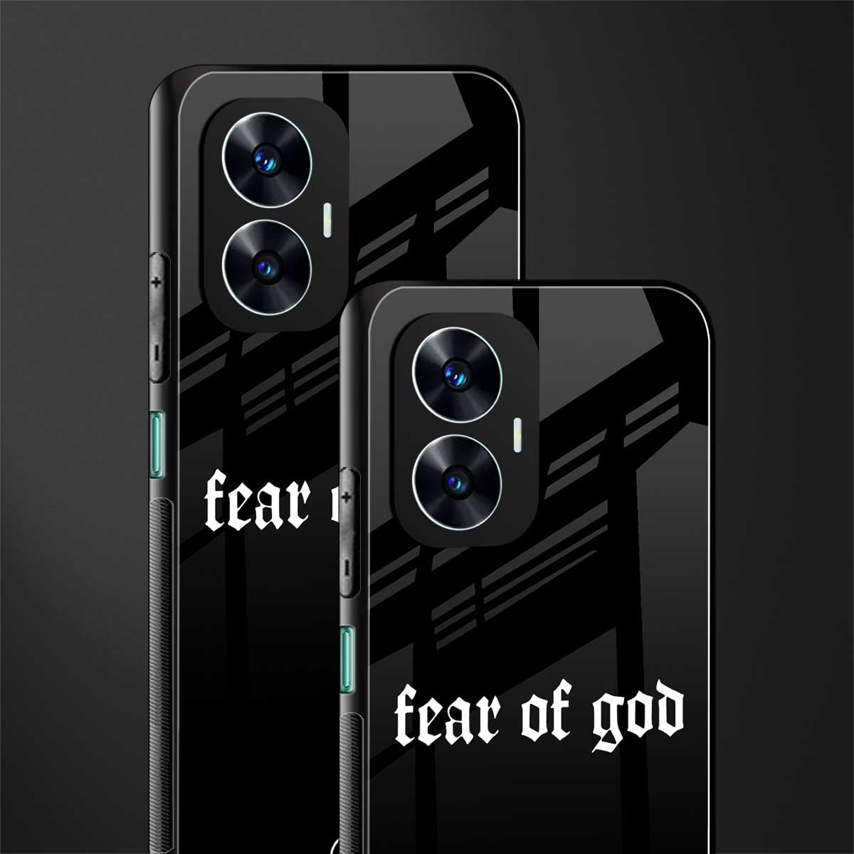 fear of god back phone cover | glass case for realme c55
