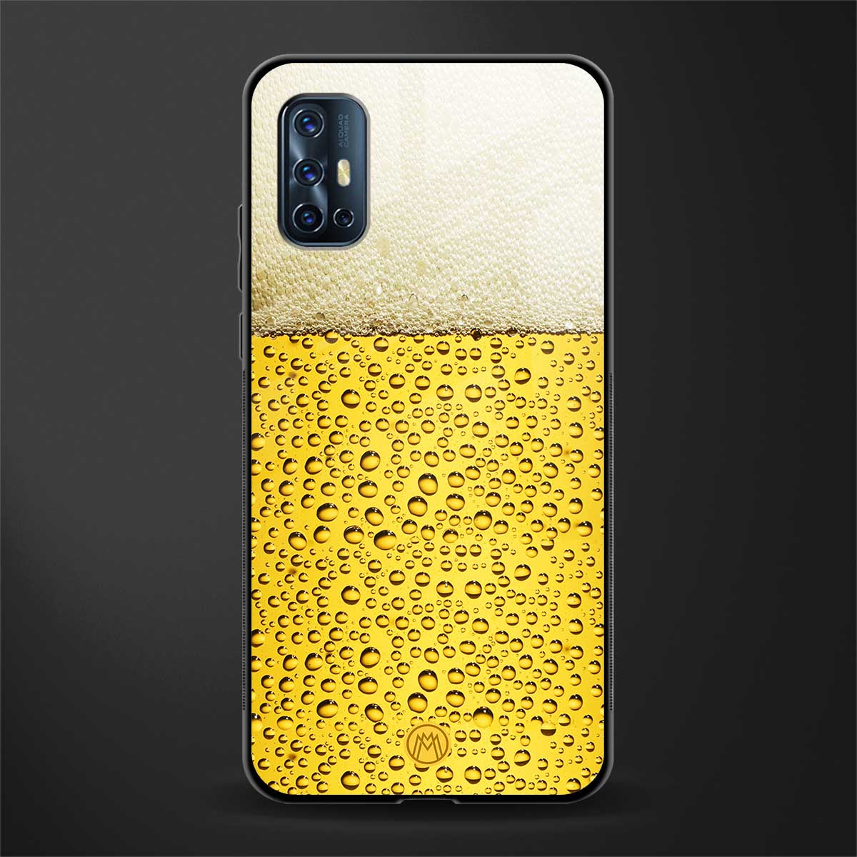 fizzy beer glass case for vivo v17 image