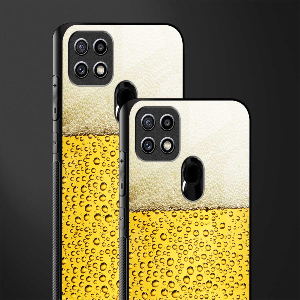 fizzy beer glass case for oppo a15 image-2