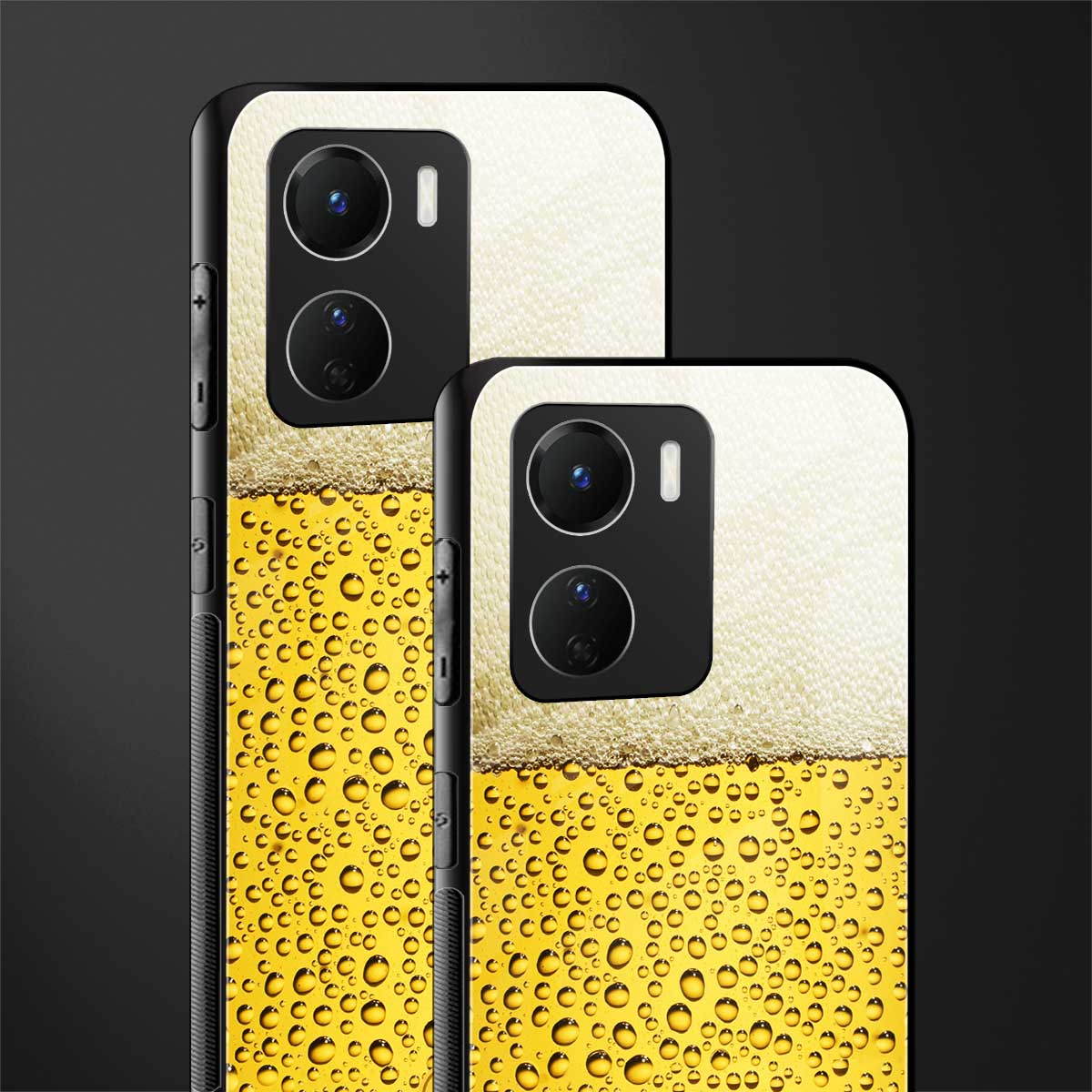 fizzy beer back phone cover | glass case for vivo y16