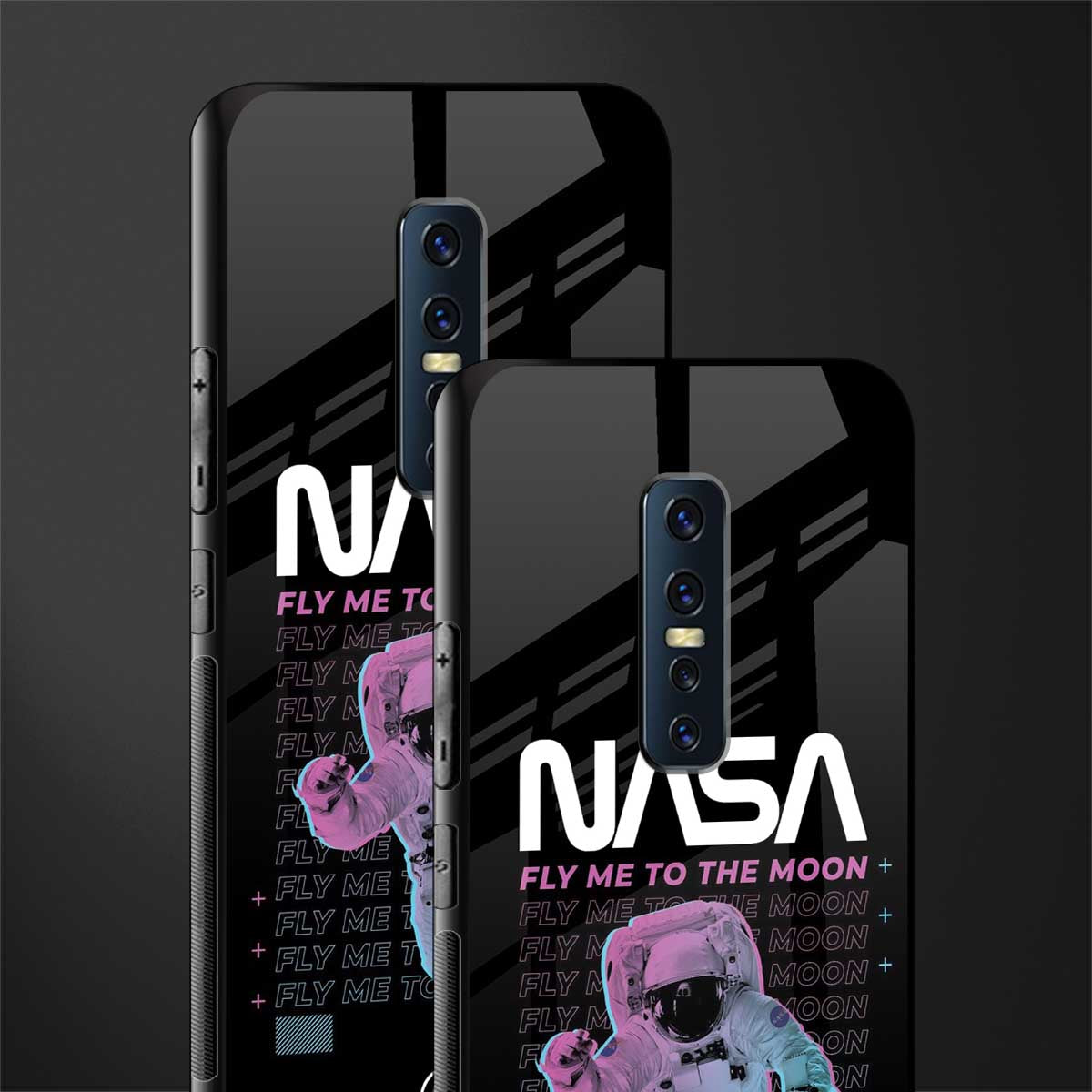 fly me to the moon glass case for vivo v17 pro image-2
