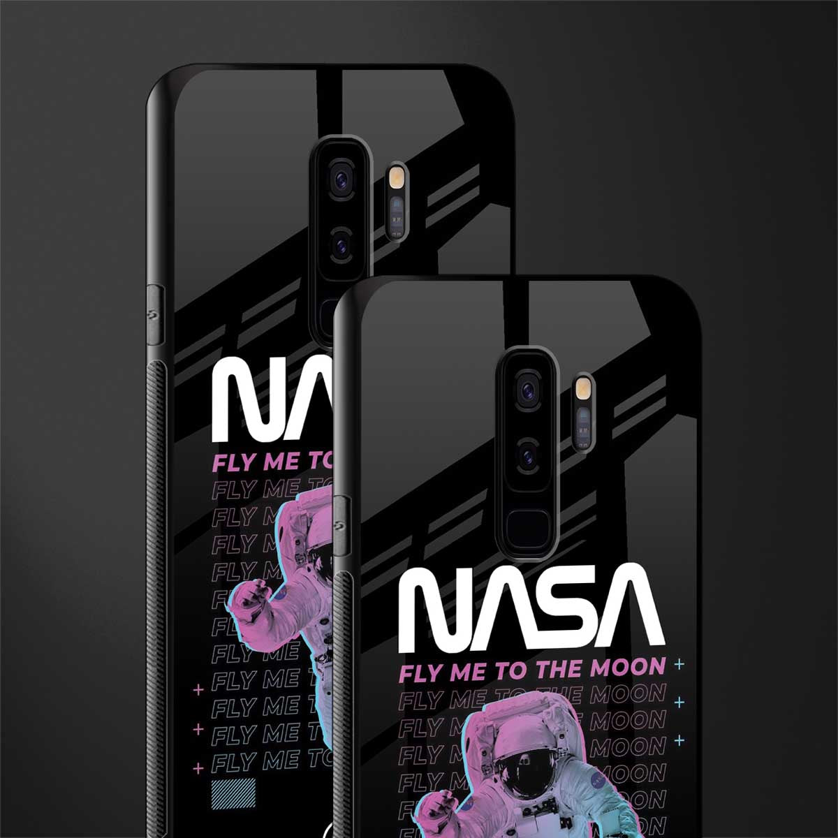 fly me to the moon glass case for samsung galaxy s9 plus image-2
