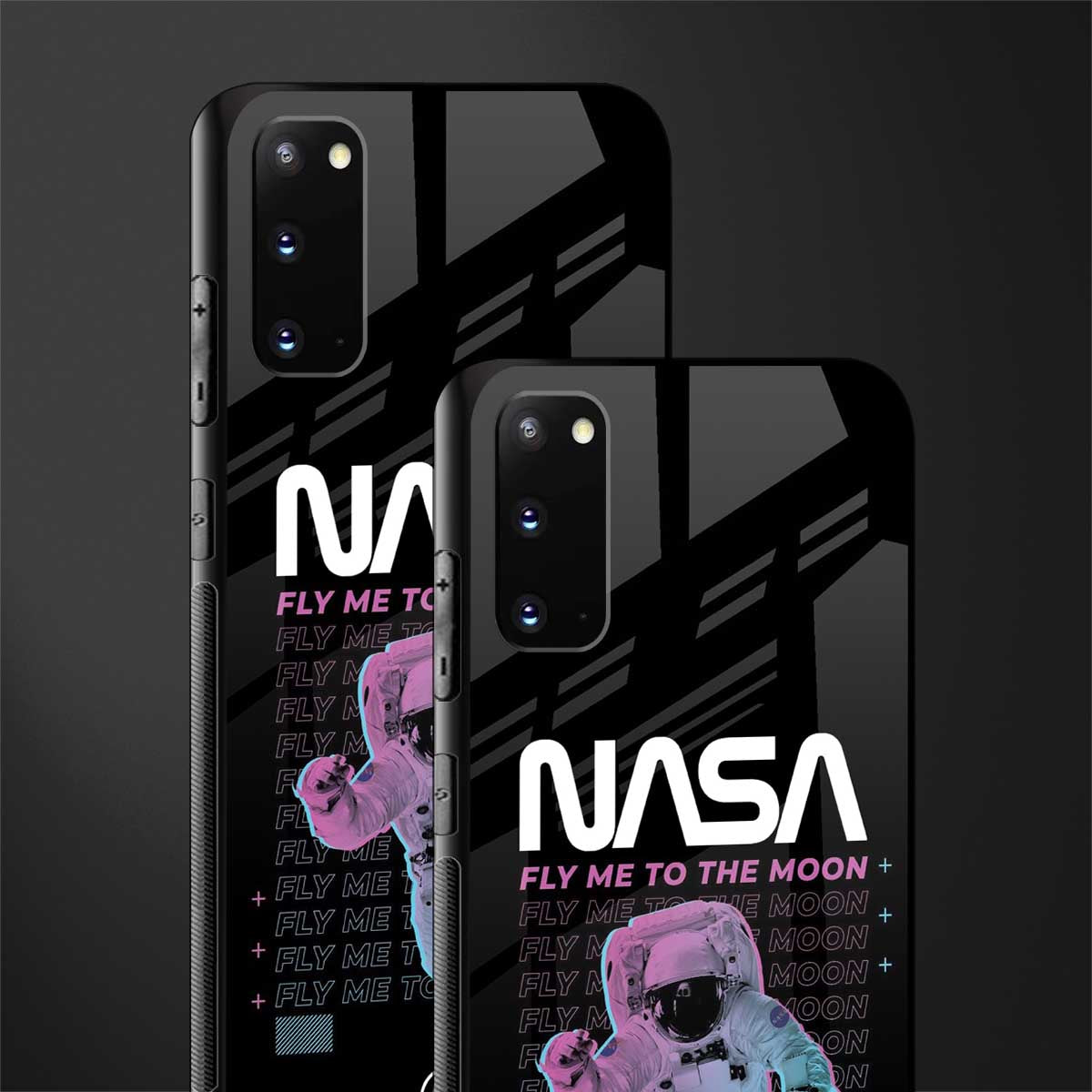 fly me to the moon glass case for samsung galaxy s20 image-2