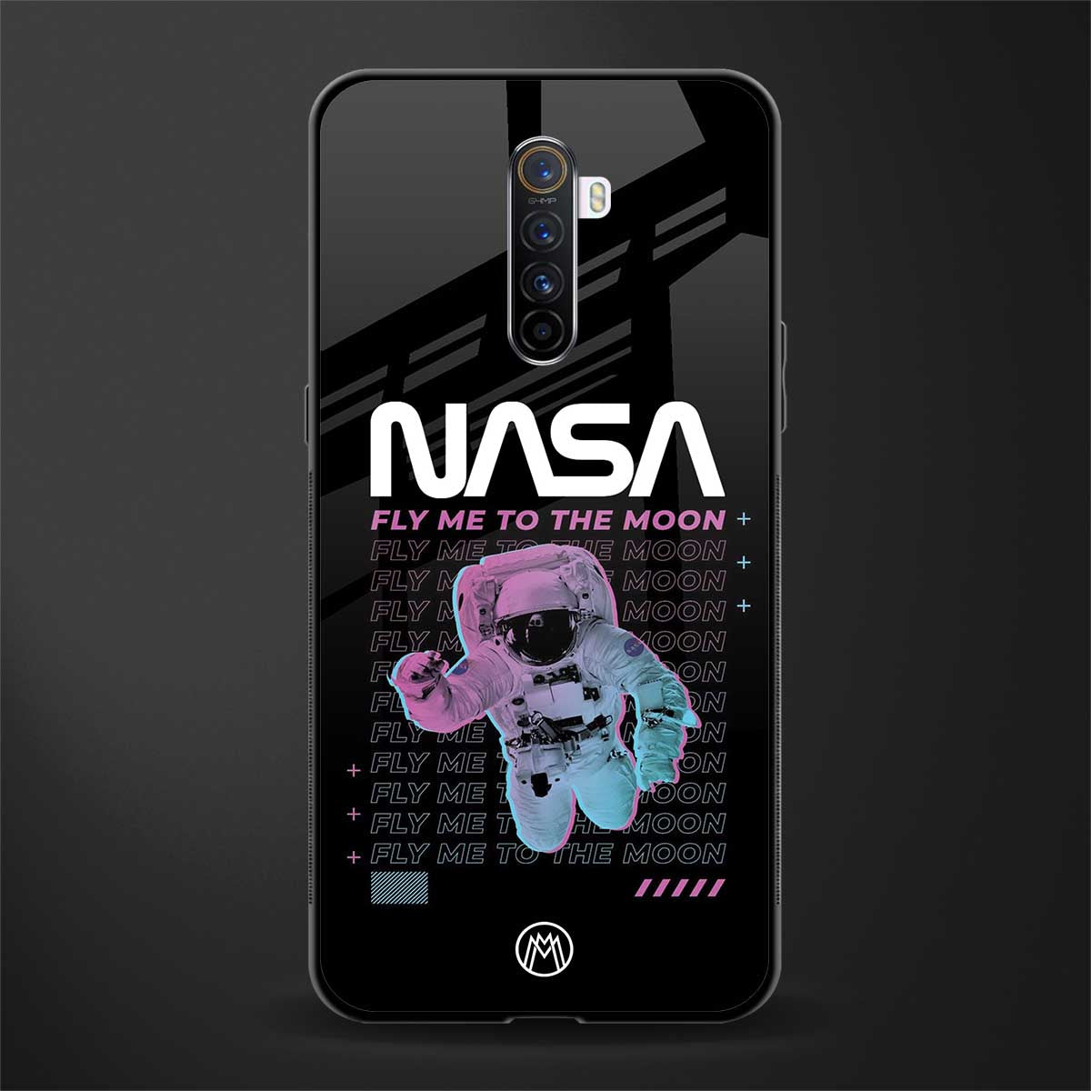fly me to the moon glass case for realme x2 pro image