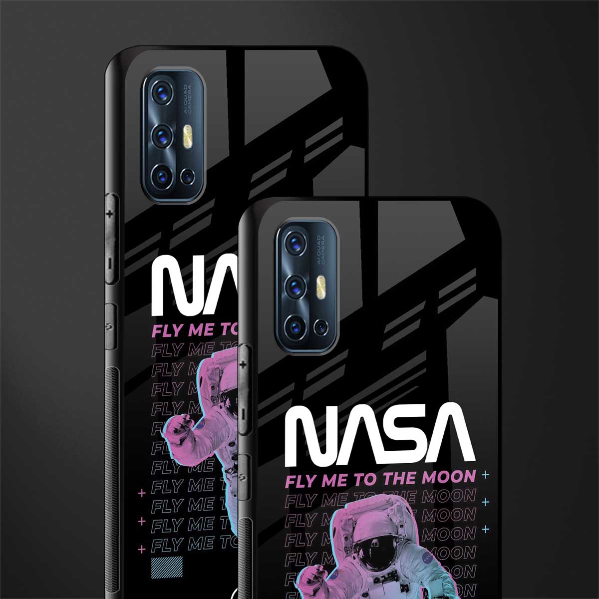 fly me to the moon glass case for vivo v17 image-2