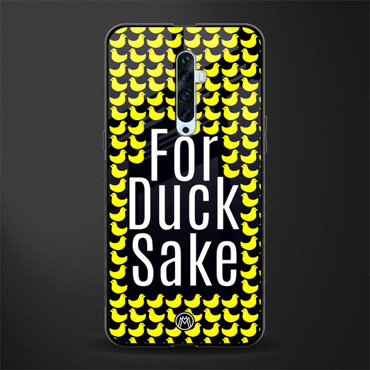 for duck sake glass case for oppo reno 2f image
