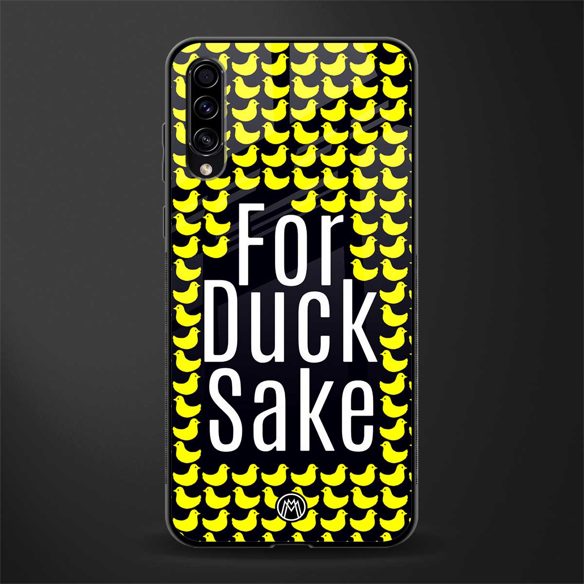 for duck sake glass case for samsung galaxy a70 image