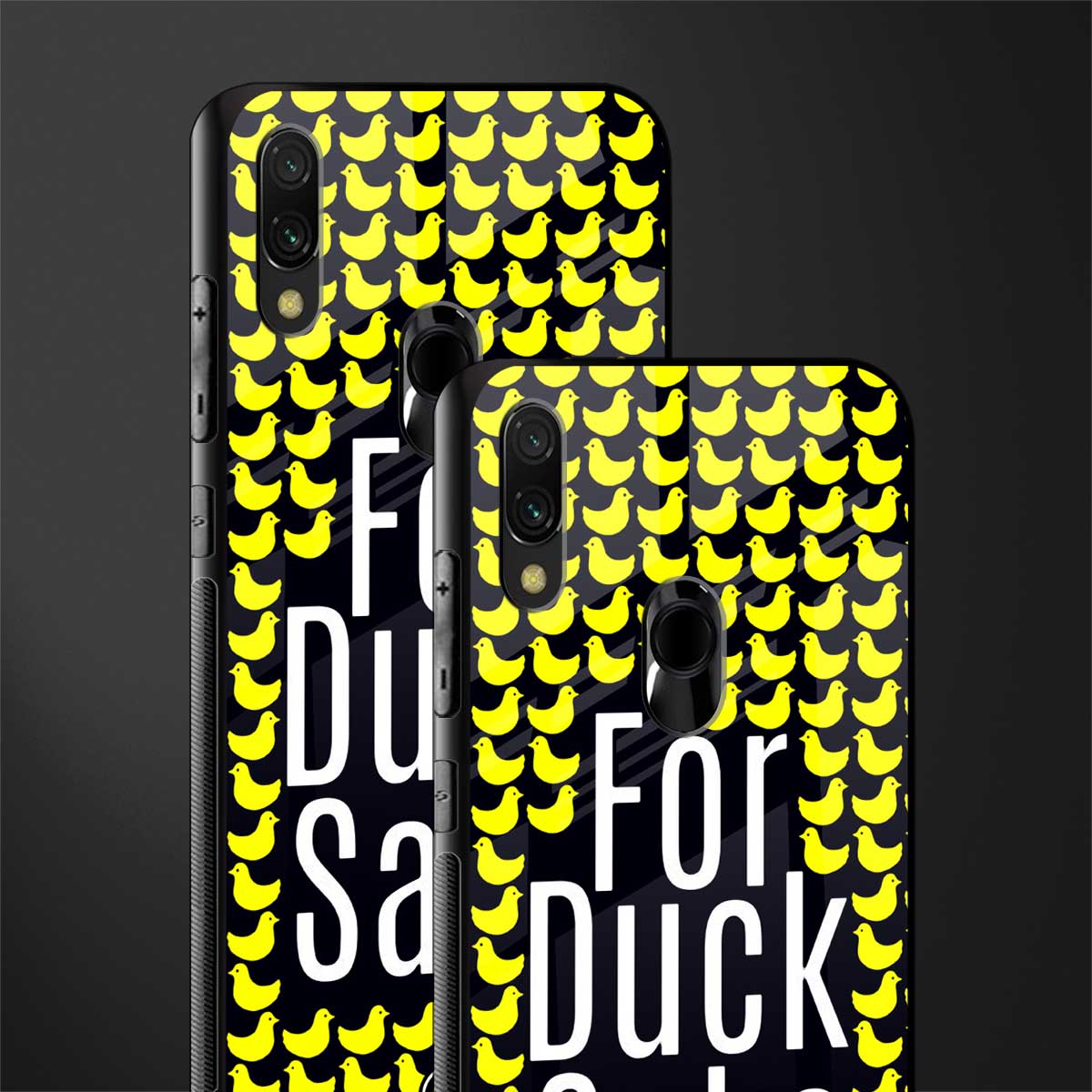 for duck sake glass case for redmi y3 image-2