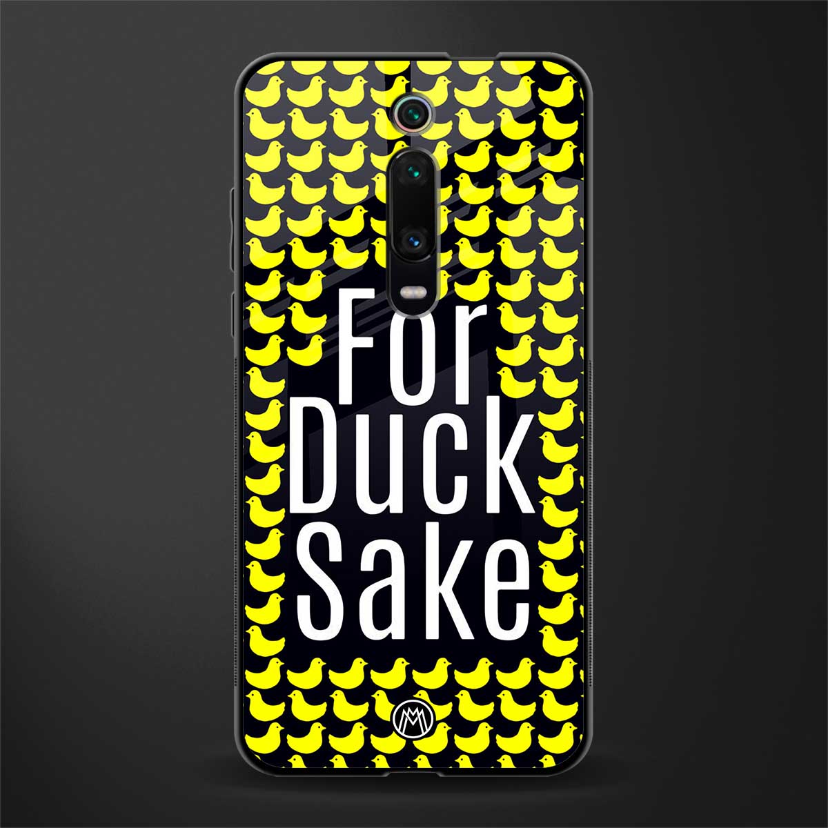 for duck sake glass case for redmi k20 image