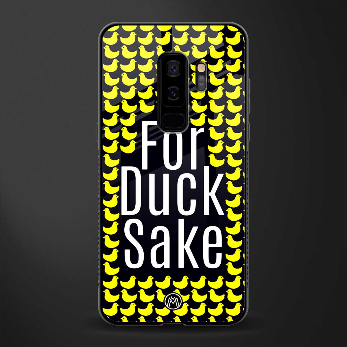 for duck sake glass case for samsung galaxy s9 plus image