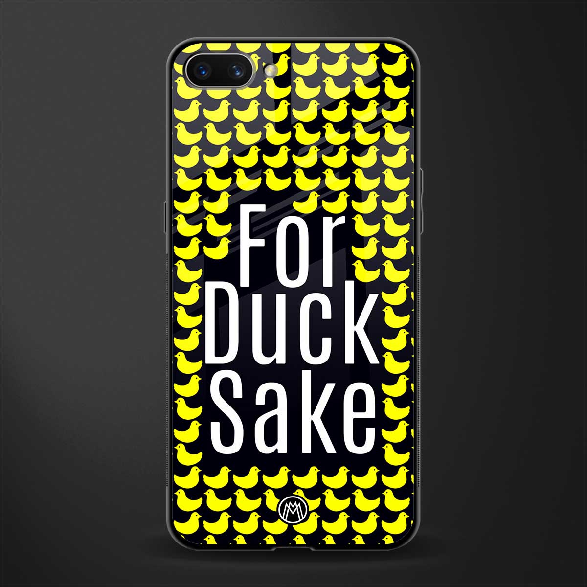 for duck sake glass case for realme c1 image