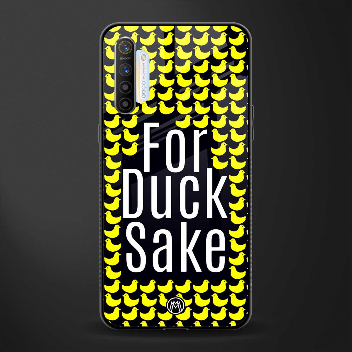 for duck sake glass case for realme x2 image