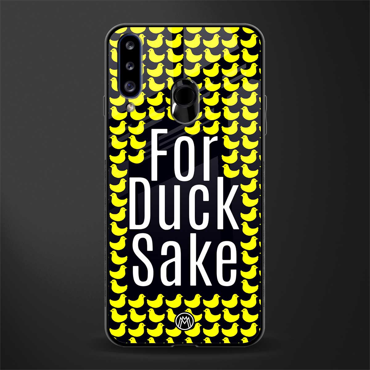 for duck sake glass case for samsung galaxy a20s image