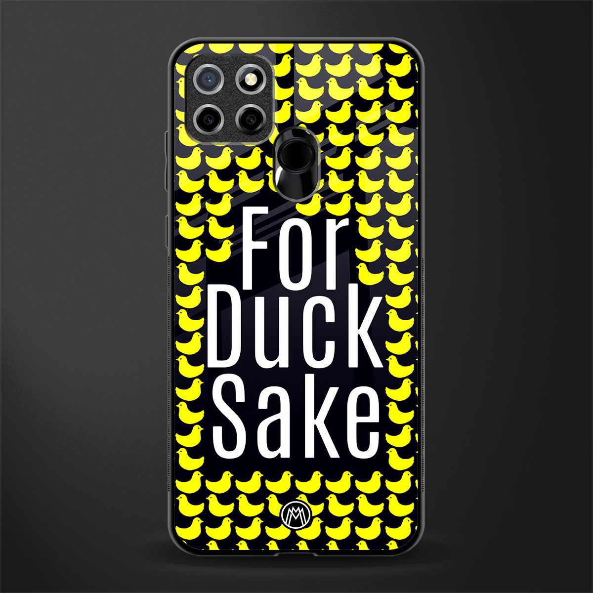 for duck sake glass case for realme narzo 30a image