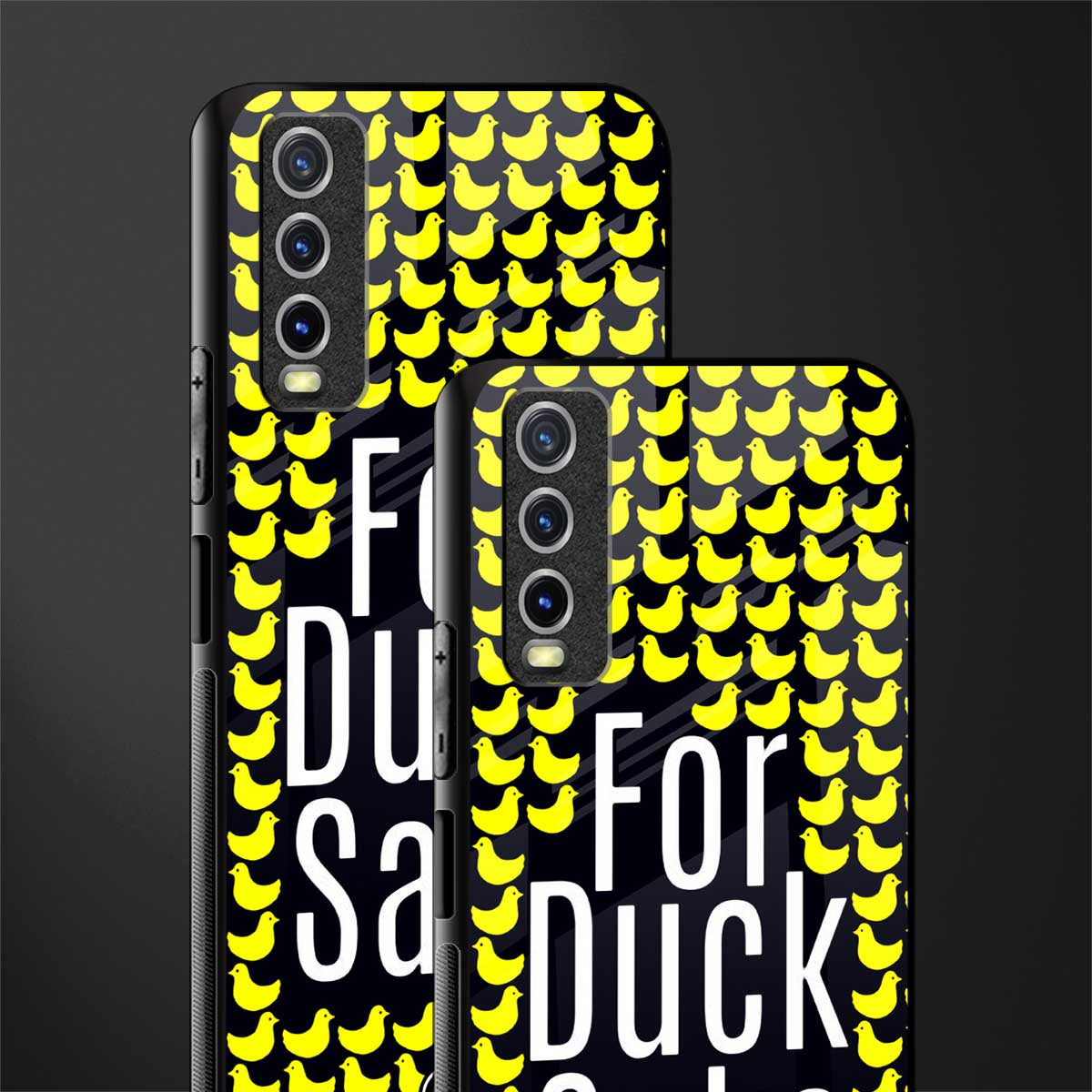 for duck sake glass case for vivo y20 image-2