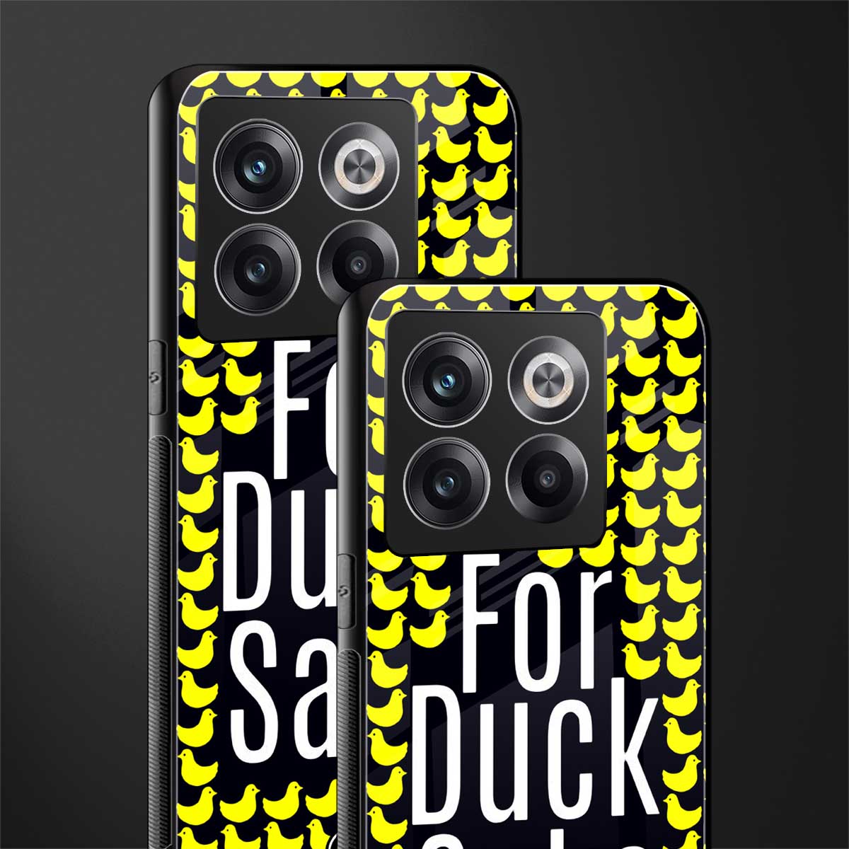 for duck sake back phone cover | glass case for oneplus 10t