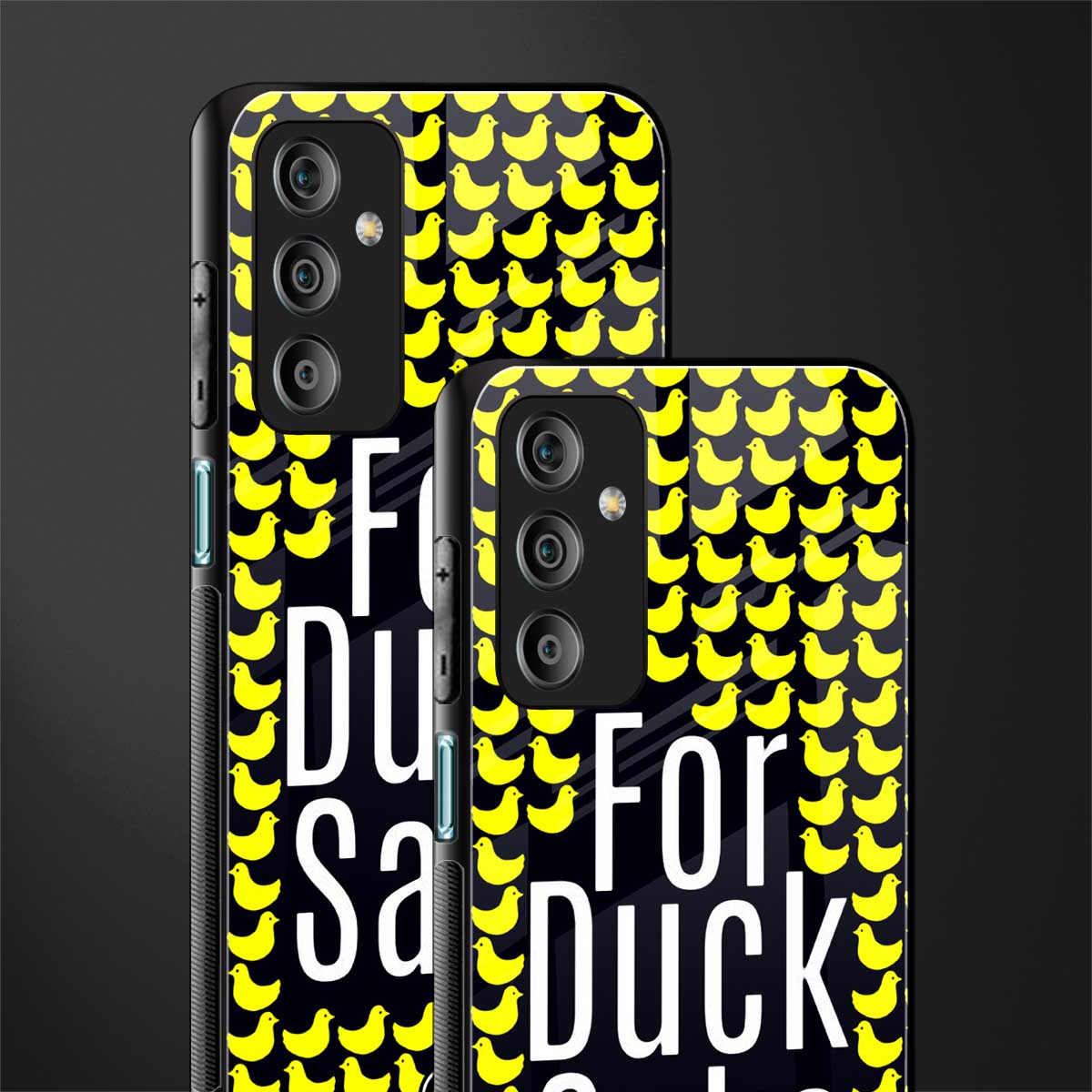 for duck sake back phone cover | glass case for samsung galaxy f23 5g