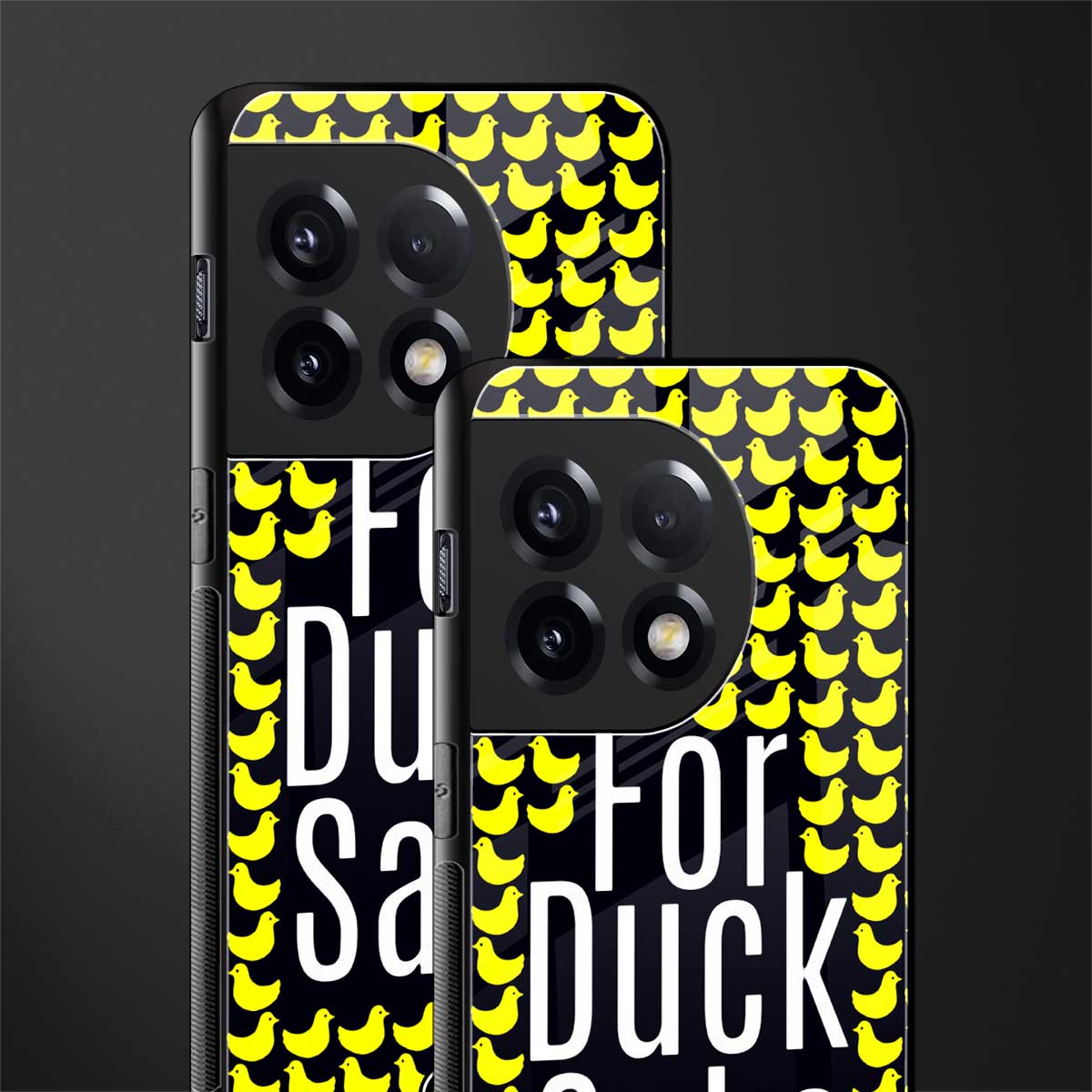 for duck sake back phone cover | glass case for oneplus 11r