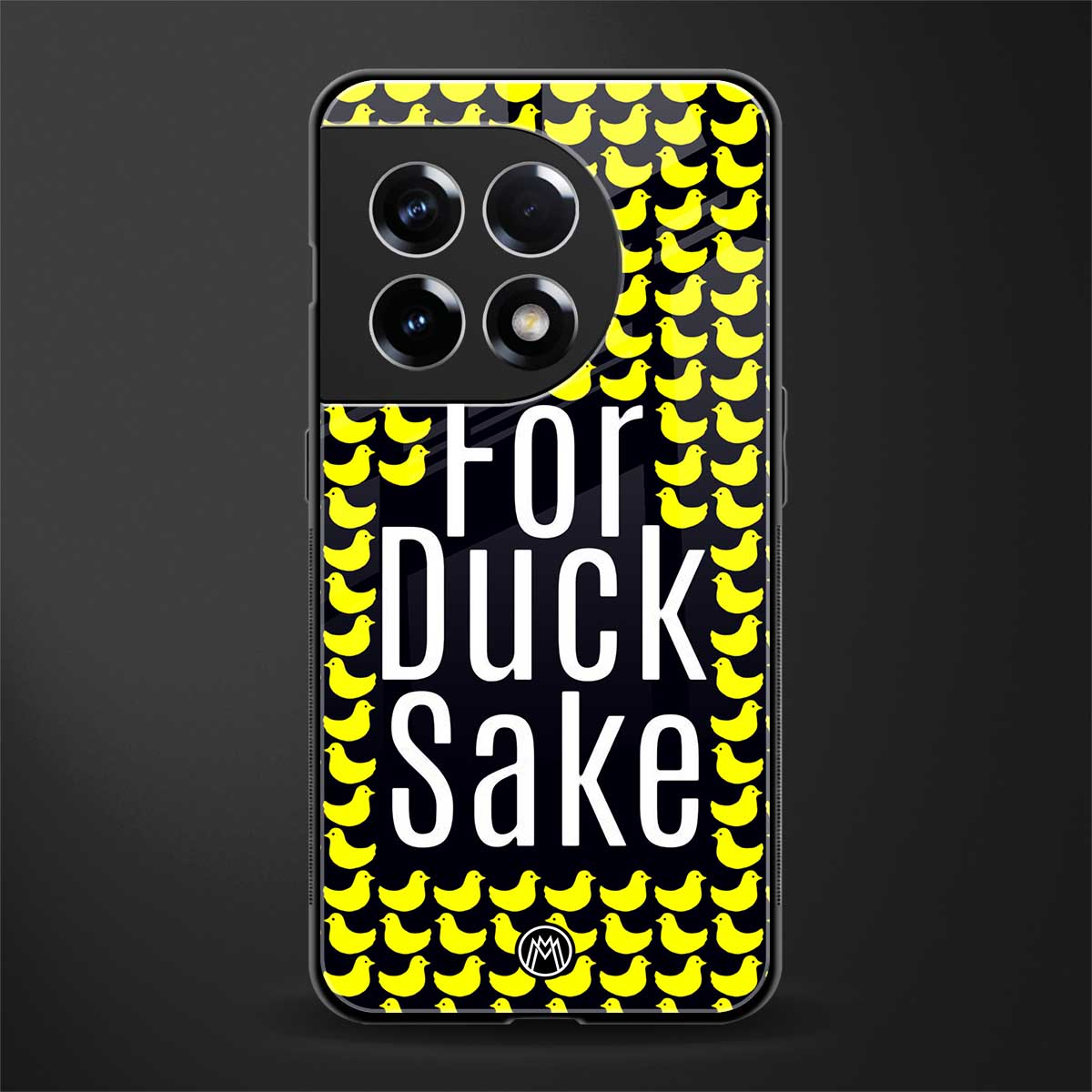 for duck sake back phone cover | glass case for oneplus 11r