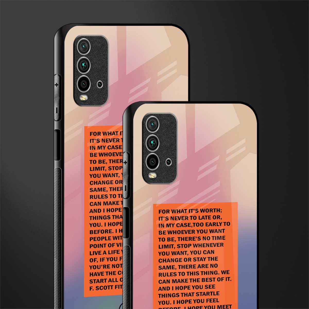 for what it's worth glass case for redmi 9 power image-2