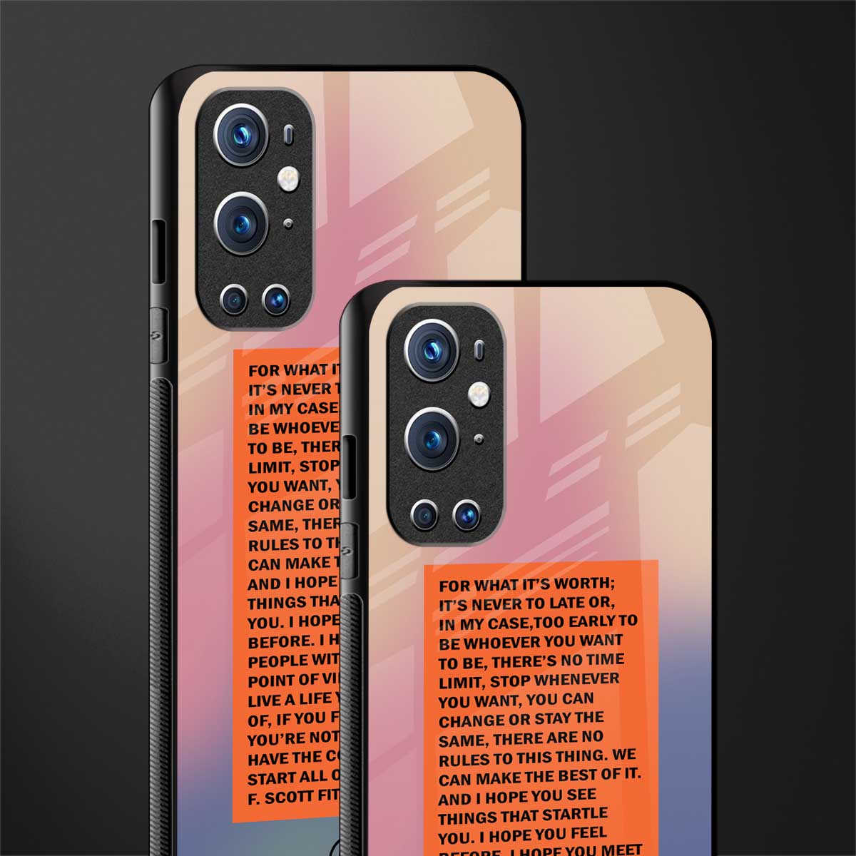 for what it's worth glass case for oneplus 9 pro image-2