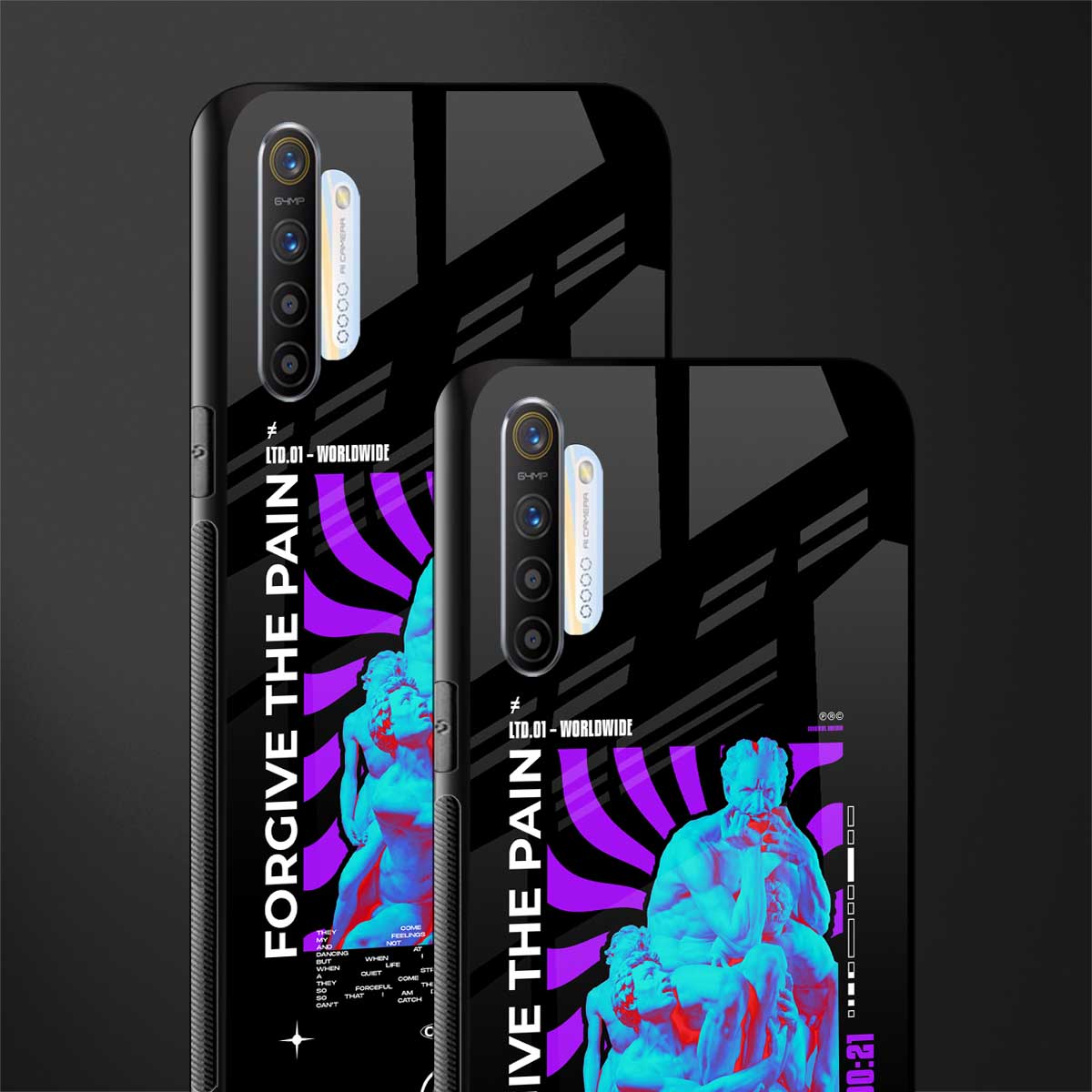 forgive the pain glass case for realme x2 image-2