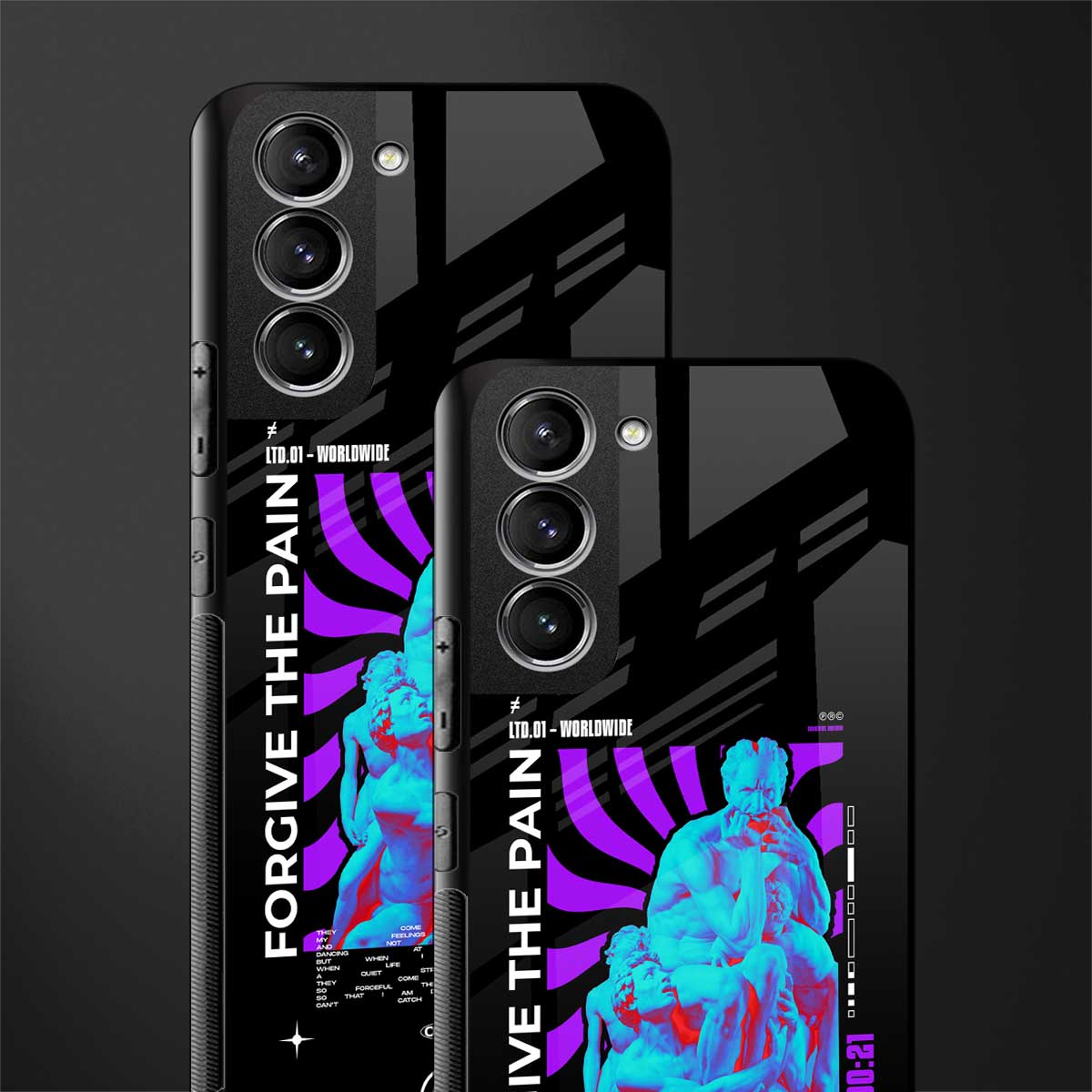 forgive the pain glass case for samsung galaxy s21 image-2