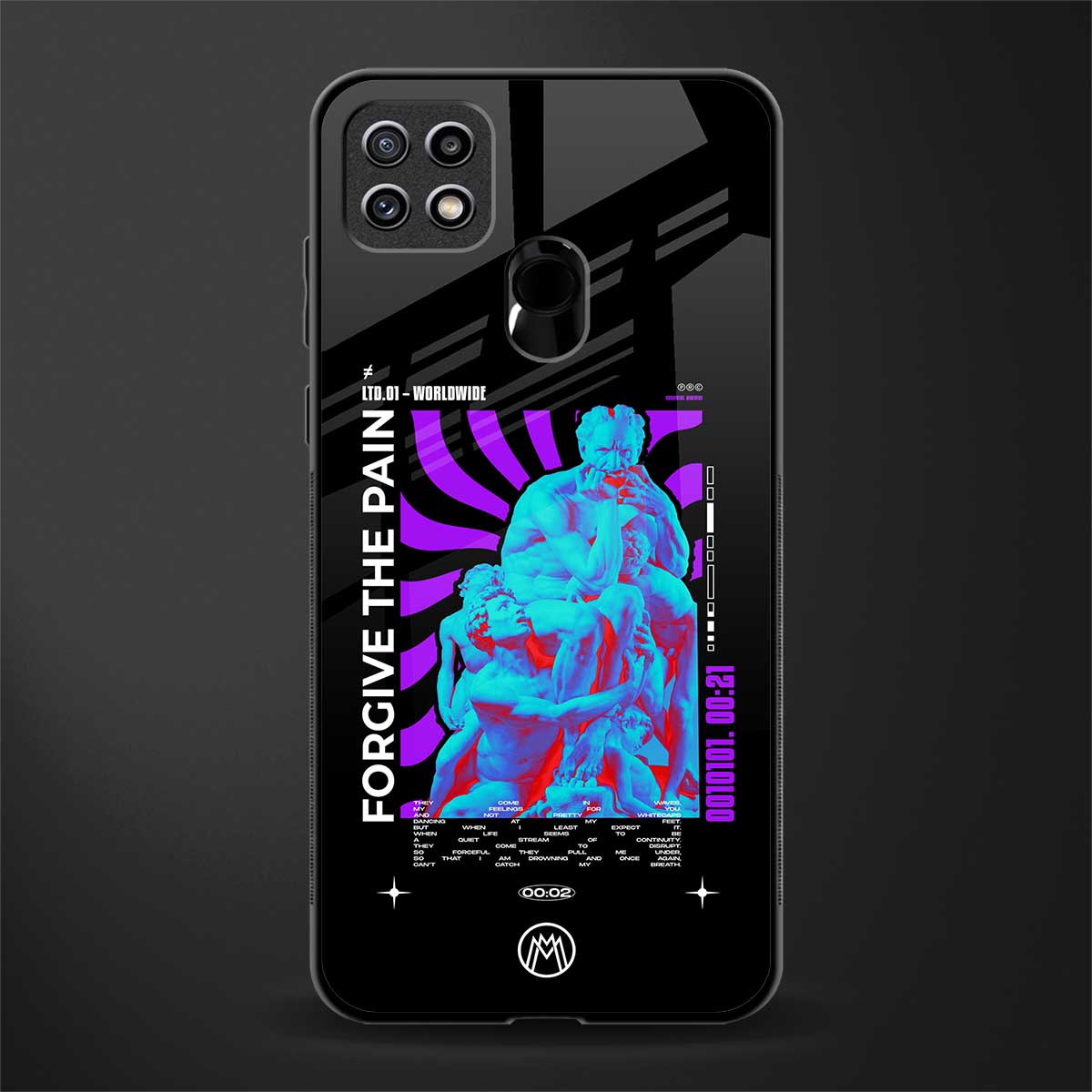 Forgive The Pain Phone Cover for Oppo A15 Glass Case – Mymerchandize