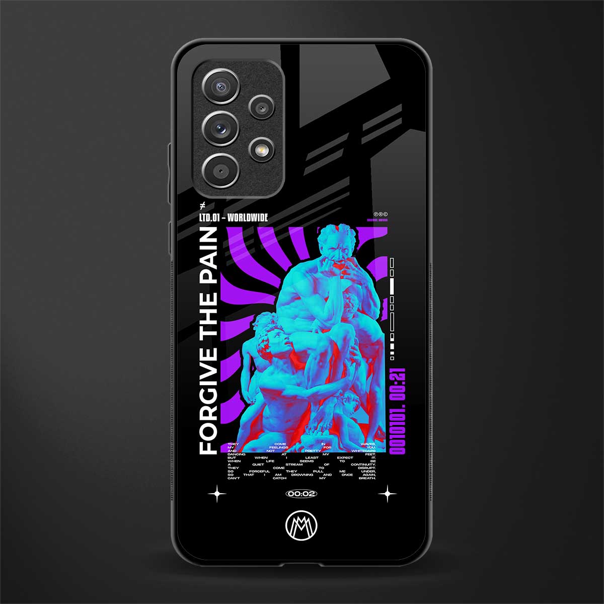 forgive the pain glass case for samsung galaxy a32 4g image