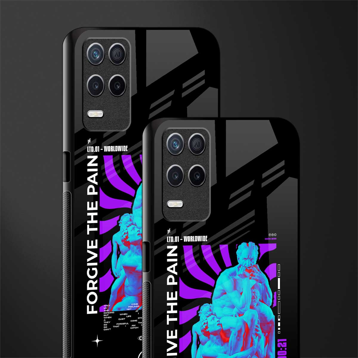 forgive the pain glass case for realme narzo 30 5g image-2